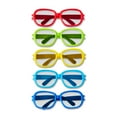 thumbnail image 2 of Multicolor Fun Party Glasses, 5 Count, by Way To Celebrate, 2 of 10