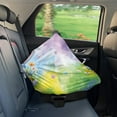 thumbnail image 7 of Renewold Baby Car Seat Covers Nursing Scarf Car Seat Canopy Shopping Cart Cover and High Chair Cover Protect Babies and Breastfeeding Mothers, Gnome Easter Rabbit Ears Eggs Flower, 7 of 7