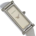thumbnail image 3 of Pre-Owned Gucci 1500L Stainless Steel Quartz Analog Watch with Silver Dial for Women, 3 of 8