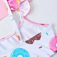 thumbnail image 5 of Girls Swimsuit Kids Baby Girls' Quick Dry Swimsuit Colorful Printed Cute Ruffled Swimwear Girls'swimwear Pink 18 Months-24 Months, 5 of 5