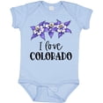 thumbnail image 3 of Inktastic I Love Colorado Columbine Flowers Boys or Girls Baby Bodysuit, 3 of 5