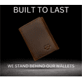thumbnail image 7 of Stealth Mode Trifold Leather Wallet for Men with RFID Blocking (Brown), 7 of 7