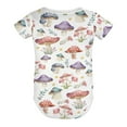 thumbnail image 6 of Fairytale Mushroom Rainbow Bodysuit for Boy Girl Enchanted Mushroom Forest Baby Romper Colorful Mushroom Infant One Piece Outfits, 6 of 7