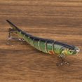 thumbnail image 4 of Señuelo de pesca Artificial de múltiples secciones, 10cm, cebo, aparejos de pesca de mar, Wobblers que se hunden con gancho10 #, 4 of 5