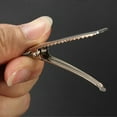thumbnail image 3 of Meidiya 100Pcs Hair Clips Hair Bow Clips Flat Metal Single Prong Silver Bulk Hair Clips for Bows Making Crafts DIY Hair Accessories, 3 of 8