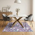 thumbnail image 3 of ODIKA 5'x7' Washable Area Rug Pink Galaxy Whimsical Mermaid Scales Iridescent Lilac Accents, Kawaii Clouds for Small Living Room, Bedroom, Easy Care, Non-Shedding, Pet Friendly, 3 of 7