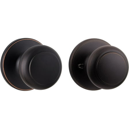 Kwikset Cove Hall/Closet Knob in Venetian Bronze