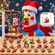 thumbnail image 1 of Calendario de Adviento con colgante de gallina | Decoración festiva para el árbol | Recuerdo de Adviento para el hogar y la familia, 1 of 6