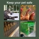 thumbnail image 4 of MaPorch Valla de malla de alambre de plástico – Negro 15.7" x 10 pies – Cerca de alambre de plástico para perros conejos y aves de corral – Red para pollos – Barrera de serpientes – Red de balcón para, 4 of 9