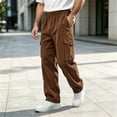 thumbnail image 6 of StSilkitty Baggy Pants for Men Elastic Waist Fishing Hiking Pants with Pockets Athletic Running Sweat Pants, 6 of 7