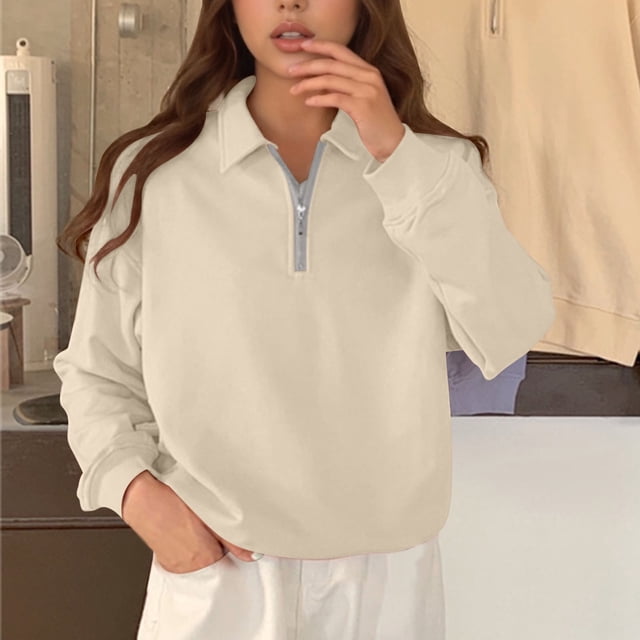 Veste Chandail à Capuche Décontractée pour Femmes avec Poches et Manches Longues
