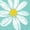 Blue, variant on Women's Rose Red Minimalist Three Daisy Floral V-Neck Sleeveless T-Shirt Sweet Weekend S-5XL Tank Top