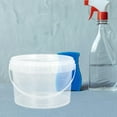 thumbnail image 4 of CHICHUMID Transparent Portable Bucket Plastic Storage Outdoor Activities 1Set, 4 of 8