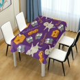 thumbnail image 6 of Coolnut Halloween Pattern Rectangle Tablecloth 54x54In,Dinner Table Cover for Outdoor & Indoor Patio, Picnic, BBQ, Holiday Party Halloween Decoration, 6 of 7