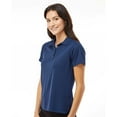 thumbnail image 2 of Paragon Women's Saratoga Performance Mini Mesh Polo, 100% Polyester Tee 4-Button Placket Shirts, Navy, 3XL, 2 of 4