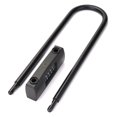 thumbnail image 3 of Cerradura en U de 4 dígitos para motocicleta/candado para bicicleta - Cerradura de combinación D con cerradura/reajustable para bicicletas/puerta con cerradura. (Negro) una pieza,, 3 of 5