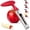 Red, variant on JKCCZLL Premium Apple Corer Tool - Easy to Use and Clean - Sturdy Apple Core Remover with Sharp Serrated Blades - Stainless Steel Corers for Apple and Pear - Core Fruits with Ease,Black