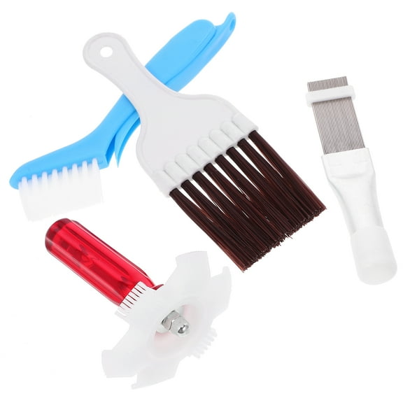 Radiator Cleaning Tool Thin Cleaner Brush Coil Air Conditioner Tools Fin Comb Straight Hair Stainless Steel