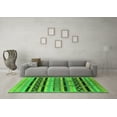 thumbnail image 3 of Ahgly Company Indoor Square Solid Green Modern Area Rugs, 5' Square, 3 of 4