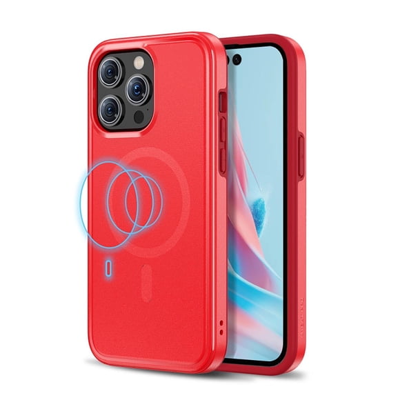 Funda MYBAT Fuse con MagSafe para iPhone 15 PRO Roja