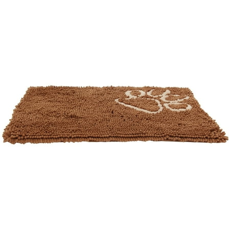 Pet Life ® 'Fuzzy' Quick-Drying Anti-Skid and Machine Washable Dog Mat Light Brown