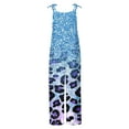 thumbnail image 4 of Usmixi Jumpsuits for Women Plus Size Loose Wide Leg Vintage Floral Graphics Cotton Linen Strap Baggy Long Jumpsuits Overalls Summer Formal Leopard Print Round Neck Sleeveless Maxi Rompers Light Blue l, 4 of 4