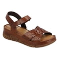 thumbnail image 2 of Huaraches Mujer Piel Plataforma Lobo Solo Cómodos Sandalias naranja 25 Lobo Solo 1705N, 2 of 5