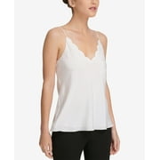 DKNY Womens Scalloped V Neck Camisole Size 2XL