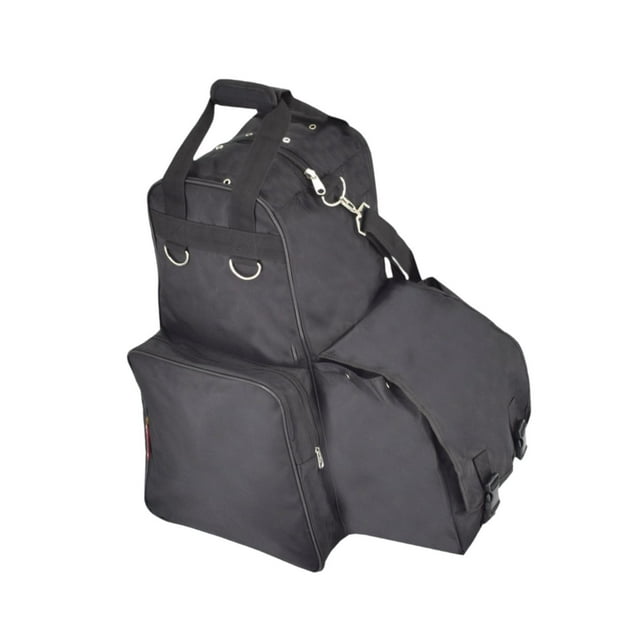 Bolsa de Transporte para Equipo Ecuestre: Botas, Casco, . Gran Capacidad con Compartimentos. Organizador Resistente Al Desgaste.
