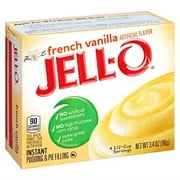 jell-o instant french vanilla pudding & pie filling mix (3.4 oz box, pack of 6)