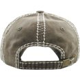 thumbnail image 3 of America USA Vintage Distressed Washed Adjustable Baseball Cap Dad Hat, 3 of 4