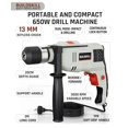 thumbnail image 2 of 61 Pcs 650w Copper Armature Professional Impact Drill Machine Tool Kit | 13mm Keyless Chuck | 3000 Rpm Variable Speed With Forward & Reverse Function Drill Machine For Wall Drilling Tool, 2 of 5