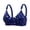 Blue, variant on Bras for Women Full Coverage Support LiftingingNo Wire Big Busted After Push Up Comfortable Bra