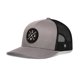 thumbnail image 2 of Gorra trucker HAKA USA de malla con cierre snapback, gris y negro, 2 of 6