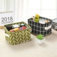 thumbnail image 5 of SUTENG Convenient Cotton Linen Storage Basket: Store Snacks, Toys, and Desktop Supplies with Ease (20x16x12 cm), 5 of 5