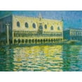 thumbnail image 2 of Monet, Claude 24x19 Gold Ornate Wood Framed with Double Matting Museum Art Print Titled - Doges Palace-Venice 1908, 2 of 4