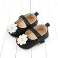 thumbnail image 4 of SYNPOS 0-18M Baby Girls Flower Shoes PU Leather Shoes Soft Sole First Walkers, 4 of 8