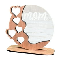 Mother Wooden Mini Heart Plaque Mother'S Day Gifts for Mom on Her Birthday Personalized Decoration B