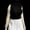 Noir, variante sur Milaget Débardeur à Col Montant Échelle 1/12 pour Figurines d'Action Féminines de 6 Pouces, Blanc