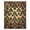 Orange, Pattern 16, variant on ODIKA 4' x 6' Machine Washable Non-Slip Area Rug, geometric geometric High Traffic Rug, Black, 990337