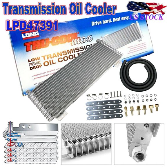 True Cool Max 40000 40K GVW Transmission Performance Oil Cooler Heavy Duty 47391