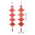 thumbnail image 3 of Household Pendant, Ongmies Chinese New Year Decorations 2025 Chinese Knot Couplets for New Year Decoration Hanging Ornaments Spring Festival Home Door Year of The Decor Chinese Couple, Red2, 3 of 6