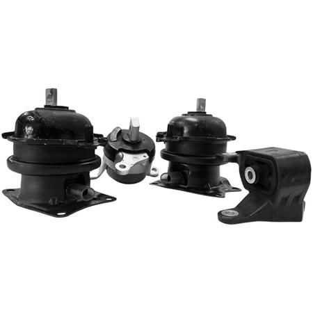 4M Auto Parts Hydraulic Front Rear & Right Engine Mounts With Left Automatic Transmission Mount 4PCS Set Parts 9965 9964 10043 9667. A45002 A45003 A65093 A65094