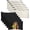 Beige+Black, variant on Blank Canvas Bag Zipper Pouch Makeup Bags Bulk - Multi-Purpose Canvas Pencil Pouch with Sturdy Zipper, Cosmetic Bag Travel Toiletry Bag for DIY Craft Projects, Storage (8.3 x 5 inches)