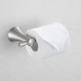 thumbnail image 2 of PARLOS Brushed Nickel Toilet Paper Holder, Wall Mounted Tissue Roll Hanger for Bathroom & Kitchen, 2 of 8