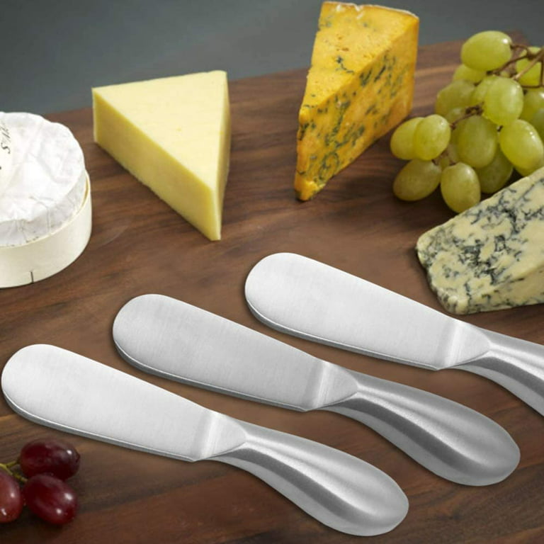 2 Piece Butter Knife,cheese And Butter Spreader,stainless Steel