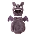 thumbnail image 6 of FASHOFT Baby Boy Halloween Outfit Soft Winter Vest Romper With Hat Sleeveless Jumpsuit For Baby Casual Daily Holiday Cosplay Wear Halloween Onesie Purple 1-3 Months, 6 of 8