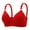 Red, variant on Bigersell Padded Sports Bra for Women V-Neck Wire-Free Bra Support Women Bras Plus Size Wire-Free Bra Style R-36 Basic Bra Strap Nylon Padded Bra Feature Everyday Bras Underwear Purple L