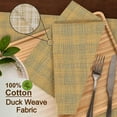 thumbnail image 6 of Ruvanti Cloth Napkins Set of 6 Cotton 100%, 18x18 inches Napkins Cloth Washable, Soft, Absorbent. Cotton Napkins for Parties, Christmas, Thanksgiving, Weddings, Dinner Napkins Cloth - Wet Net, 6 of 9