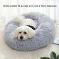 thumbnail image 4 of DABEI Plush Pet Bed, Donut Dog Bed Round Cat Cushion Bed, Warm Pet Bed For Indoor Dogs & Cats, Soft Comfortable Dog Cushion Bed, 4 of 23